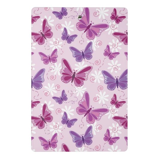 vlinderpatroon mini klembord (Achterkant)