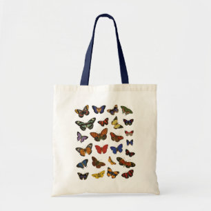 Vlinderpatroon – Natuur geïnspireerde botanische a Tote Bag