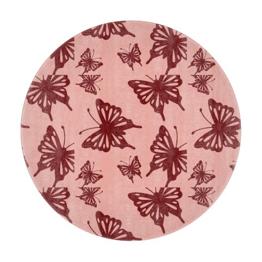 vlinderpatroon snijplank (Voorkant)