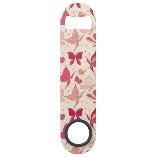 vlinderpatroon speed flessenopener (Achterkant)