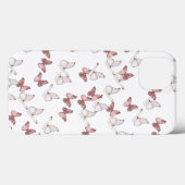 vlinderpatroon telefoonhoesje Case-Mate iPhone case (Achterkant (horizontaal))