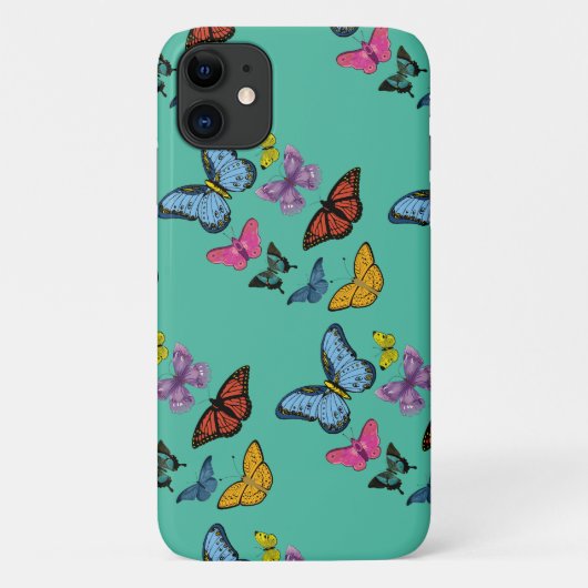 Vlinderpatroon textuur Case-Mate iPhone case (Achterkant)