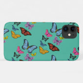 Vlinderpatroon textuur Case-Mate iPhone case (Achterkant (horizontaal))
