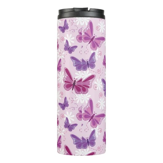 vlinderpatroon thermosbeker (Achterkant)