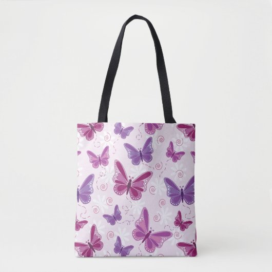 vlinderpatroon tote bag (Voorkant)