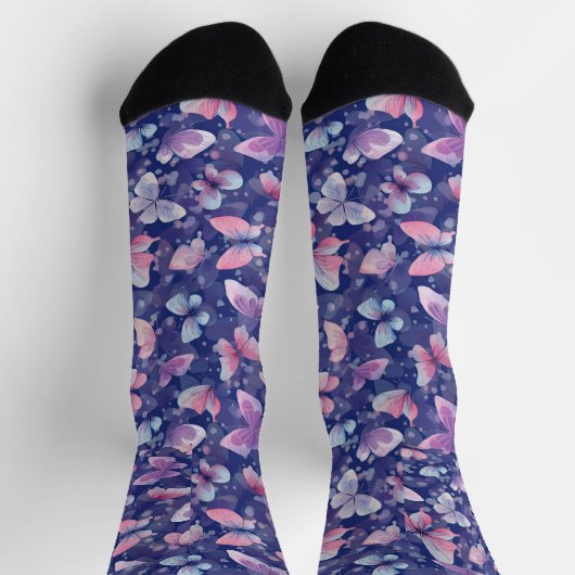 Vlinderpatroon van de Sokken van de bemanning (Top)