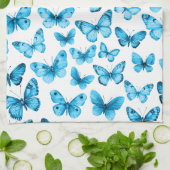 Vlinderpatroon Waterverf Elegant  cadeau Theedoek (Gevouwen)