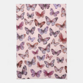 Vlinderpatroon Waterverf Elegant  cadeau Theedoek (Verticaal)