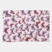 Vlinderpatroon Waterverf Elegant  cadeau Theedoek (Horizontaal)