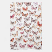 Vlinderpatroon Waterverf Elegant  cadeau Theedoek (Verticaal)