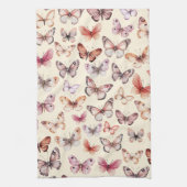 Vlinderpatroon Waterverf Elegant cadeau Theedoek (Verticaal)