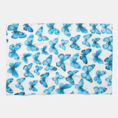 Vlinderpatroon Waterverf Elegant Mooie Cadeau Theedoek (Horizontaal)