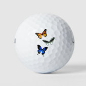 Vlinderpatroon Wilson Golf Ball Packs Golfballen (Voorkant)