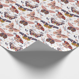 Vlinderpatroonpapier Cadeaupapier