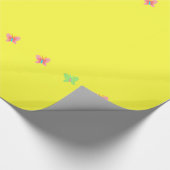 Vlinderpatroonverlooppapier Cadeaupapier (Hoek)