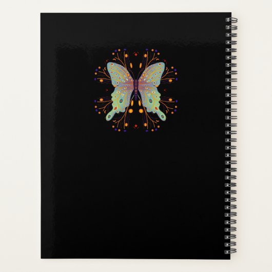 Vlinderplanner - 8,5 x 11 inch planner (Achterkant)