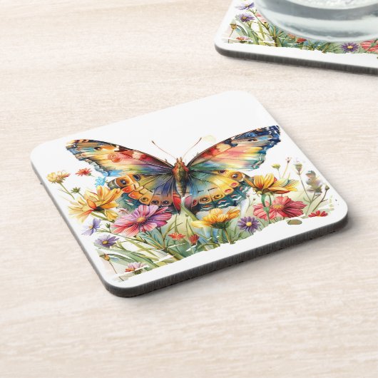 vlinderplastic Onderzetters set (Linkerzijde)