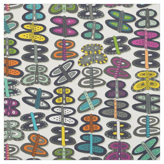 vlinderpop stof (Swatch)