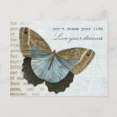  vlinderpositieve inspirerend offerte briefkaart (Voorkant)