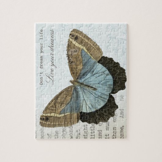  vlinderpositieve inspirerend offerte legpuzzel (Verticaal)