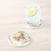  vlinderpost zandsteen onderzetter (Zijkant)