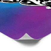 Vlinderpracht van het leven is Eindeloos ontwerp Poster (Hoek)