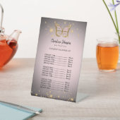 vlinderprijslijst voetgangersbord reclamebord met voetstuk (Insitu)