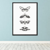 Vlinderprint  canvas afdruk (Insitu (Houten vloer))
