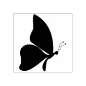 vlinderprofiel silhouette kunststempel rubberstempel (Afrduk)