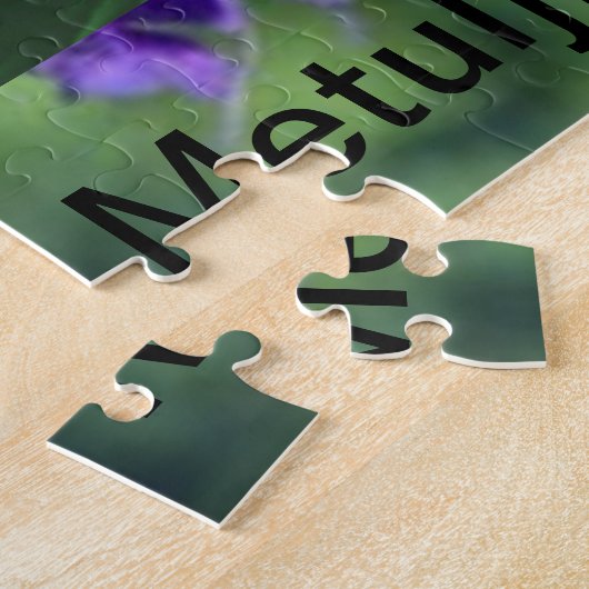 Vlinderpuzzel vertaald in 20 talen. legpuzzel (Zijkant)