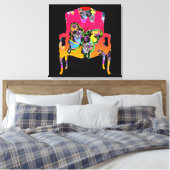 Vlinderrenstoel Canvasprint Canvas Afdruk (Insitu (Slaapkamer))