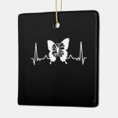 Vlinderritme Keramisch Ornament (Links)