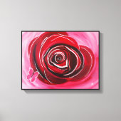 Vlinderroos Schilderij van Alfred Fox Canvas Afdruk (Voorkant)