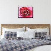 Vlinderroos Schilderij van Alfred Fox Canvas Afdruk (Insitu (Slaapkamer))