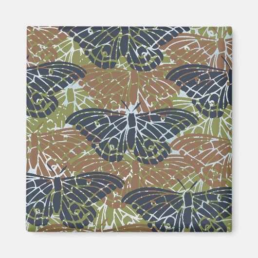 Vlinders Abstract Magneet (Voorkant)