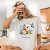 Vlinders achtervolgen in de hemel Kat Tri-Blend Shirt