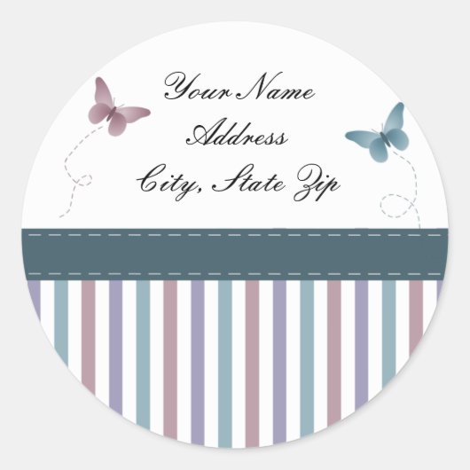 Vlinders adresseren Stickers (Voorkant)