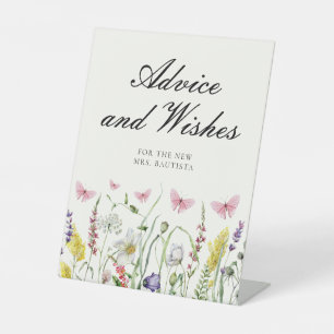  Vlinders Advies Wensen Vrijgezellenfeest Reclamebord Met Voetstuk