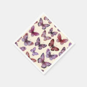 Vlinders Aquarel Verjaardag Bruids Baby Shower Servet (Hoek)