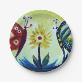 Vlinders Art Custom Paper Borden 7 in Papieren Bordje