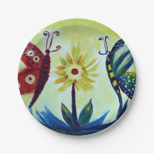 Vlinders Art Custom Paper Borden 7 in Papieren Bordje