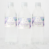 Vlinders Baby shower Waterflesetiket Waterfles Etiket (Flessen)