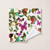 Vlinders Bad Handdoek Set (Wasdoekje)