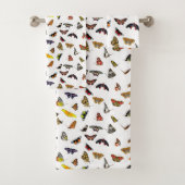 Vlinders Badkamer Handdoeken Set (Insitu)