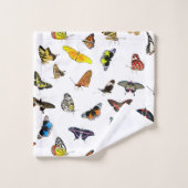Vlinders Badkamer Handdoeken Set (Wasdoekje)