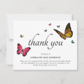 vlinders | Begrafenis Bedankt (Voorkant)