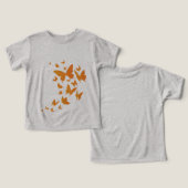 Vlinders Bella + Canvas Tri-Blend (Ontwerp Voorkant & Achterkant)