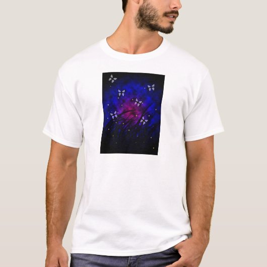 Vlinders bij nacht shirt (Voorkant)
