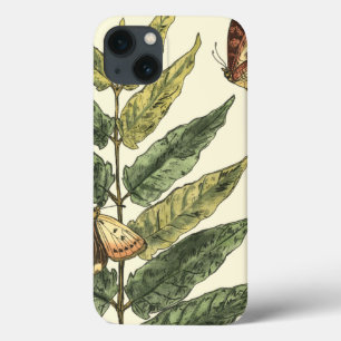 Vlinders & Bladeren met Zwarte Lijst Case-Mate iPhone Case