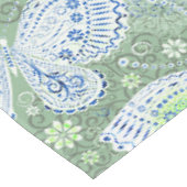 Vlinders Blauw & Groen Tafelkleed (Gekanteld)